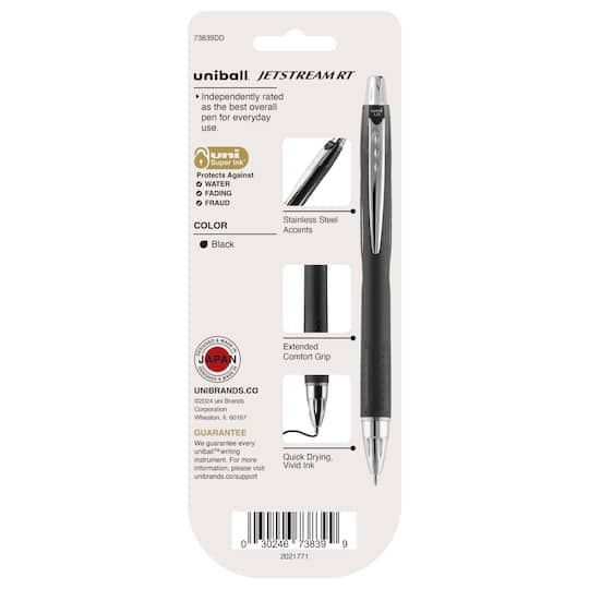 uniball™ Jetstream RT 1.0mm Ballpoint Pens, 3ct.
